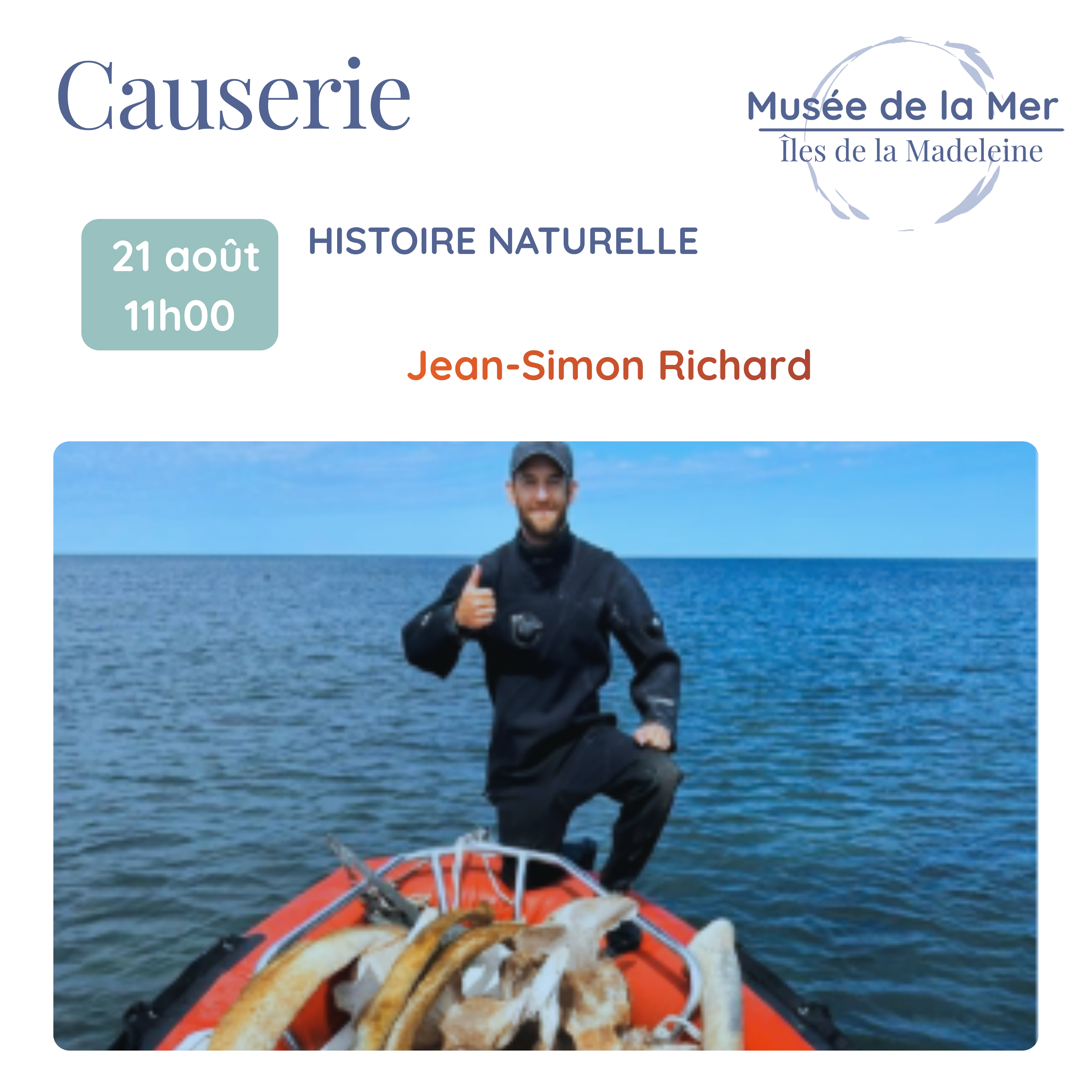 Causerie - Histoire naturelle (21 août)